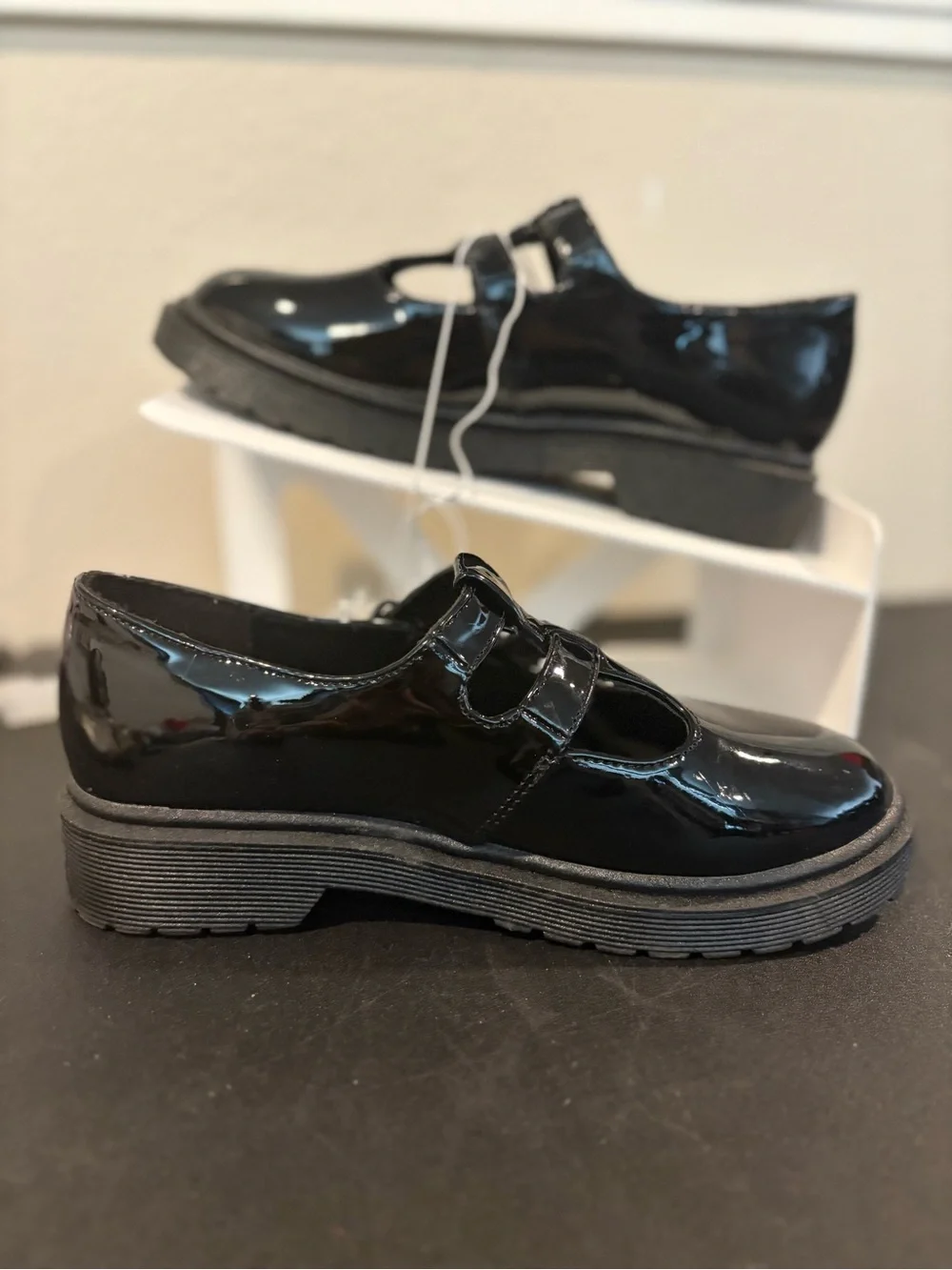 Art Class Kids Girls Eden Mary Jane Dressy School Fashion Flats Black Youth Sz 3